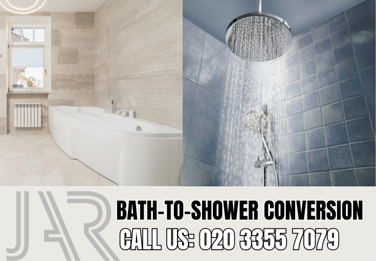 Bath to Shower Conversion by Clerkenwell Bathroom Fitters