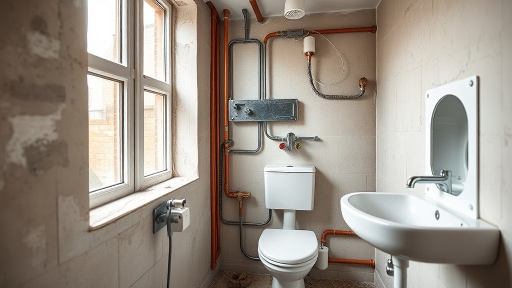 Bathroom Plumbing and Electrics in Clerkenwell