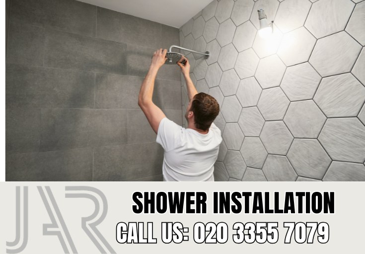 Shower Installation by Clerkenwell Bathroom Fitters